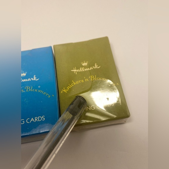 70s boys art Hallmark Crown Knickers n Bloomers mini PLAYING CARDS 2 Deck LOT - Picture 3 of 13